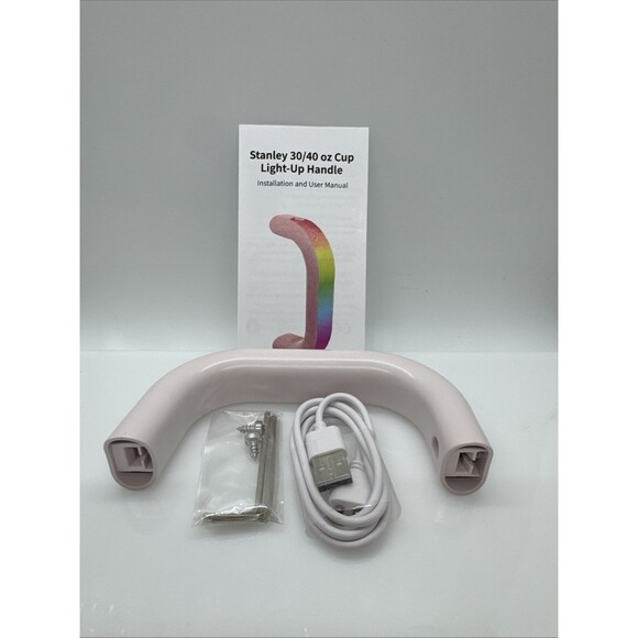 6 Colors LED Light-Up Tumbler Handle for Stanley 40oz/30oz Cups | Rechargeabl... - Picture 9 of 9